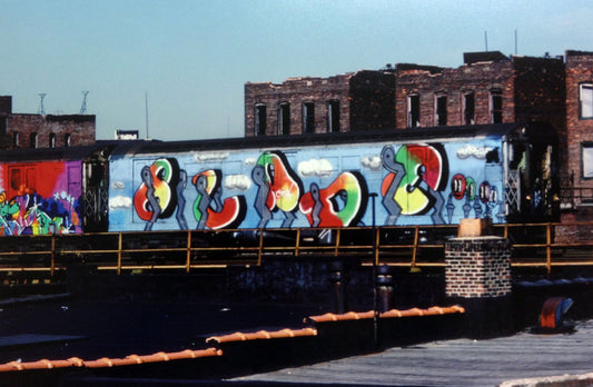 Blade "Swinging Letters" Hand Painted Postal