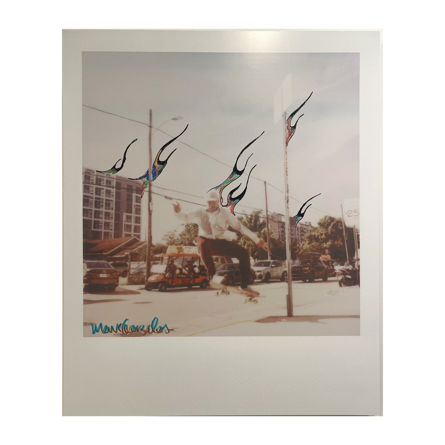 MoG x Martha Cooper X 1UP - Mark Gonzales Print