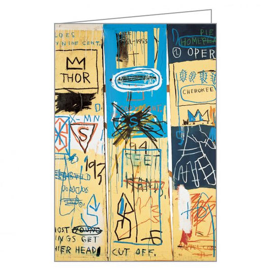 Jean-Michel Basquiat FlipTop Notecards