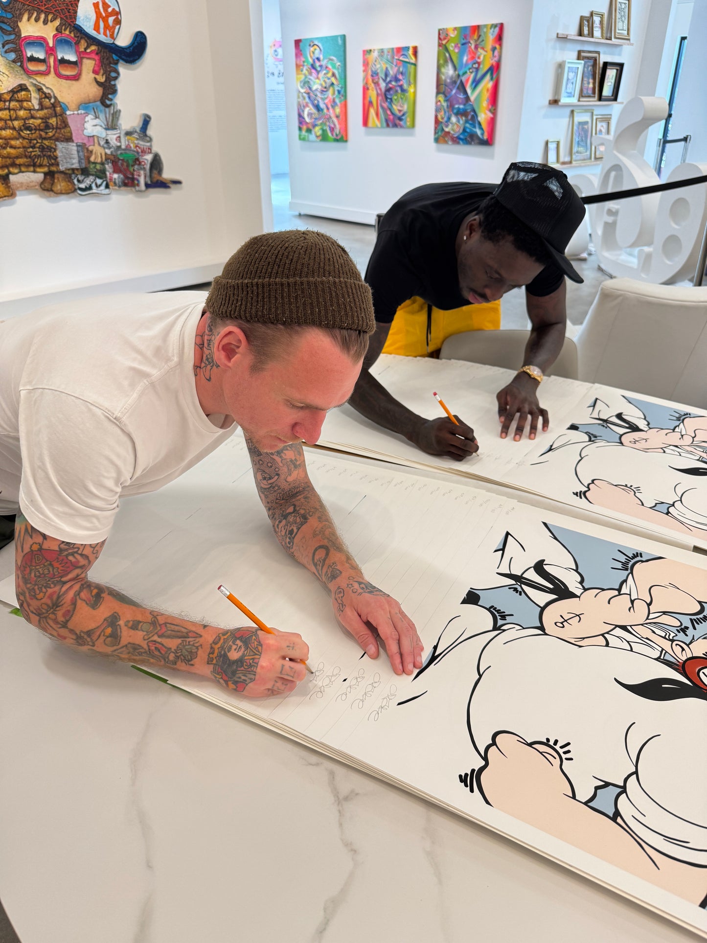 Limited Edition Signed Slawn & Opake Print Popeye