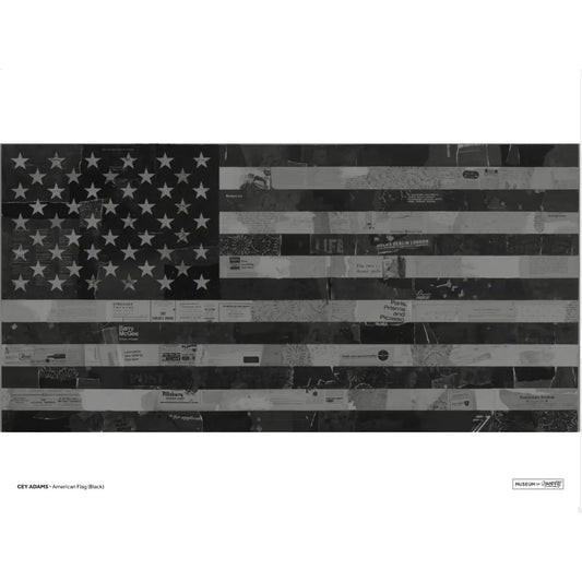 Cey Adams Flag Poster - BLACK
