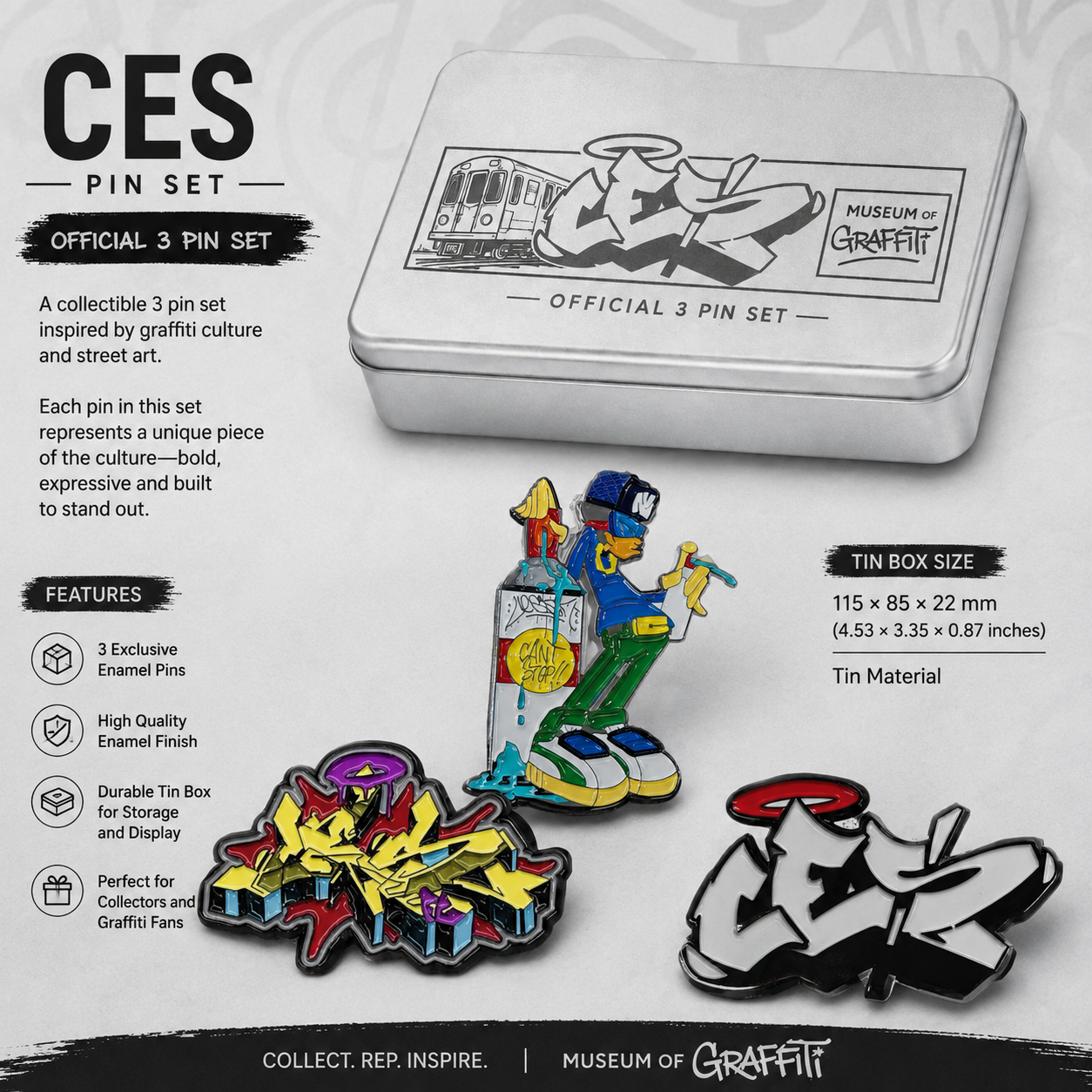 CES Official 3 Pin Set
