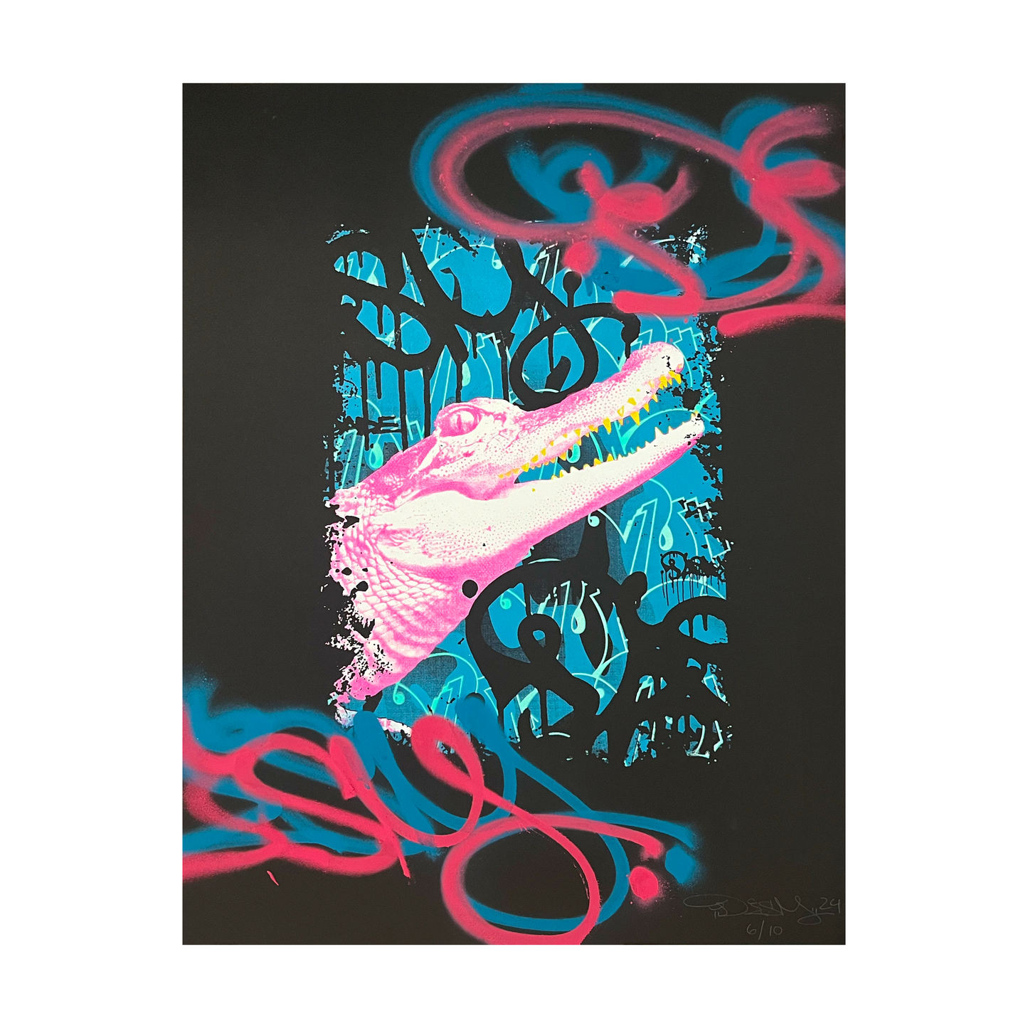 MOG X D.A.D.E Hand Embellished Prints