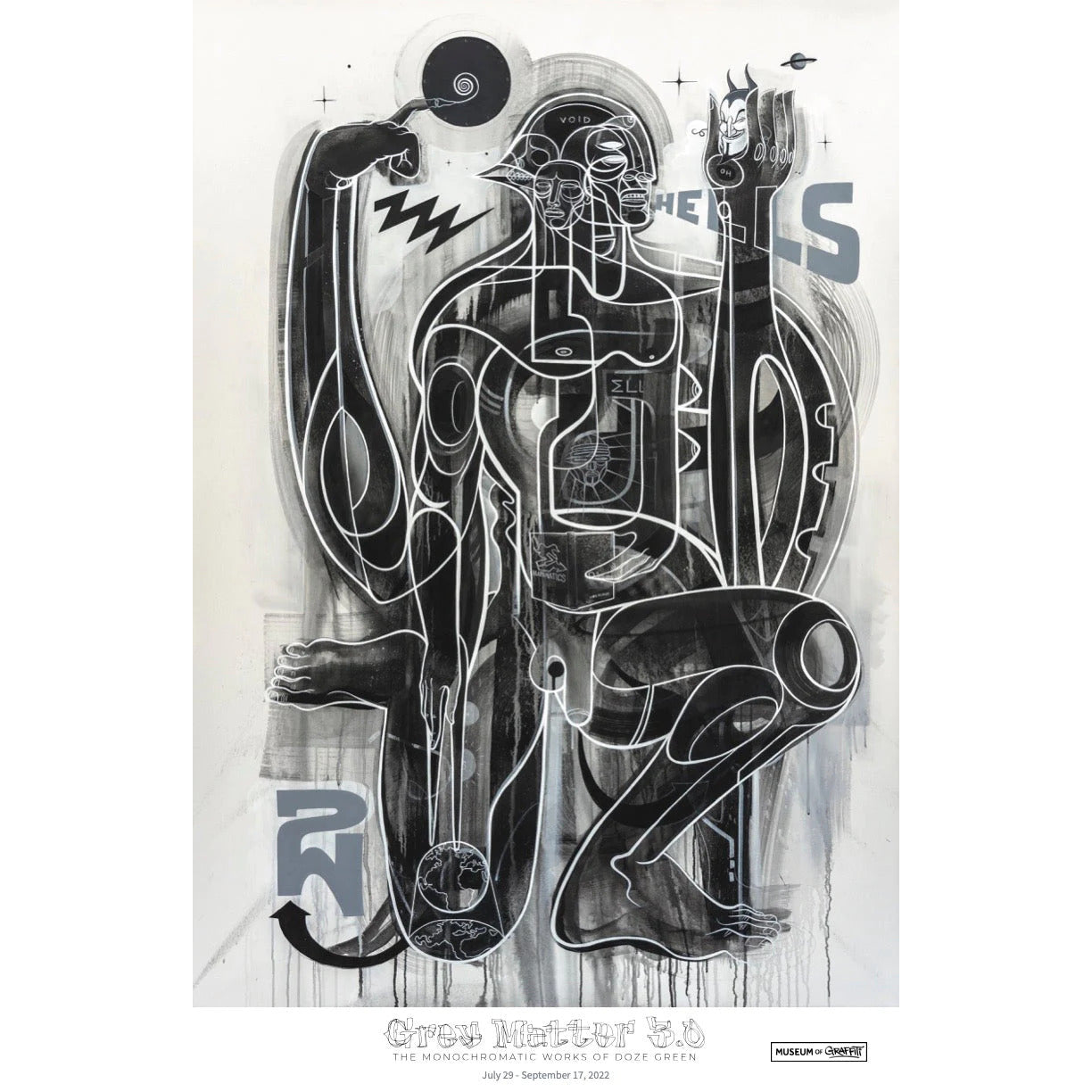 Doze Green Medium Exhibition Poster – Museum of Graffiti