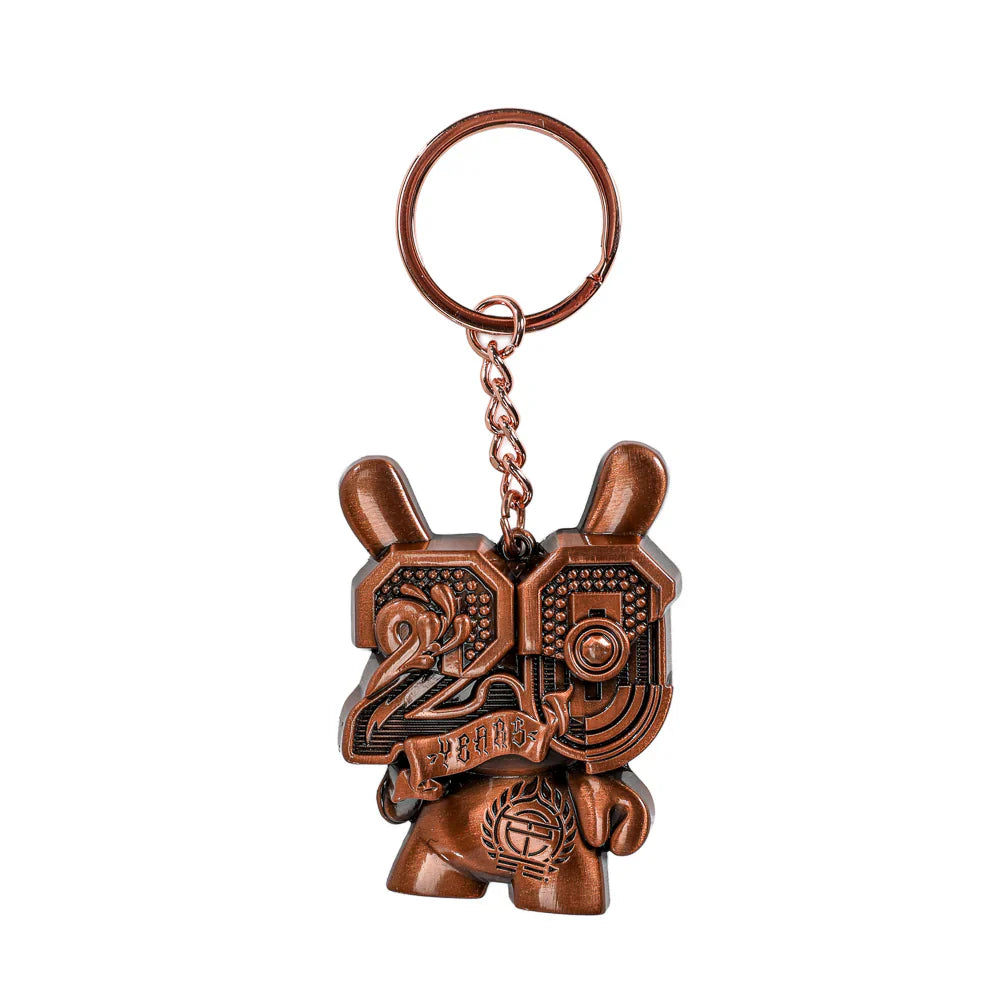 2024 CON EXCLUSIVE: 20th Anniversary Solid Metal Dunny Keychain - “Goldchrome” by Tristan Eaton (Limited Edition of 200)
