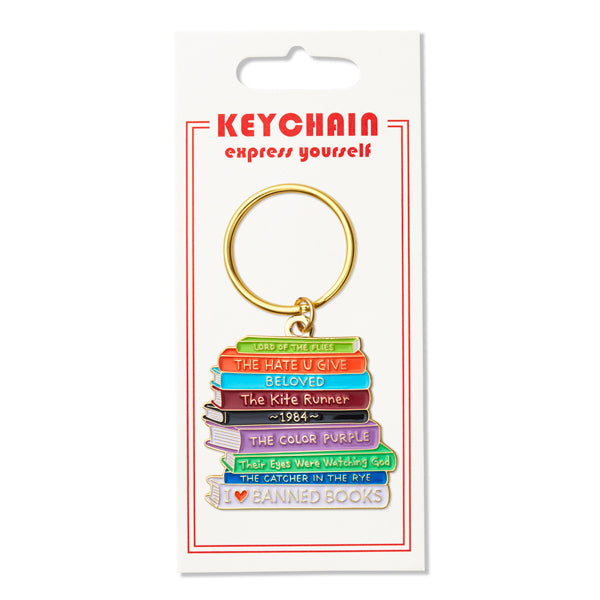 Banned Books Keychain