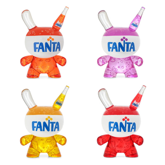 Fanta 3" Resin Dunny Art Figure 4-Pack