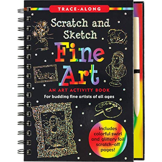 Scratch & Sketch Fine Art (Trace Along) Spiral-bound