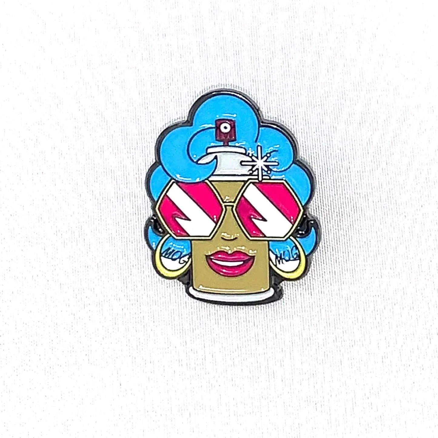 Mrs. MOG Spray Can Pin