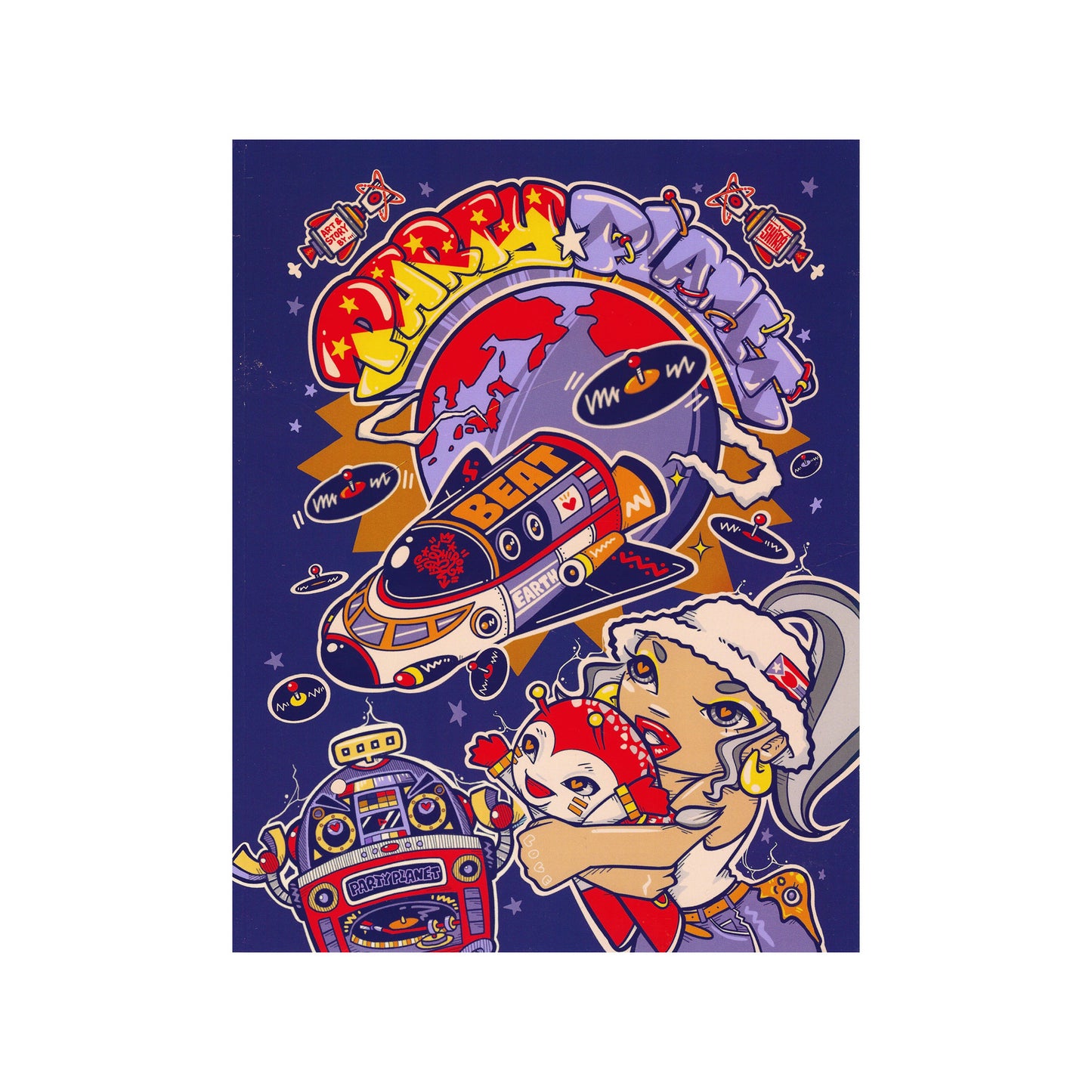 Party Planet Comic book/Coloring Book