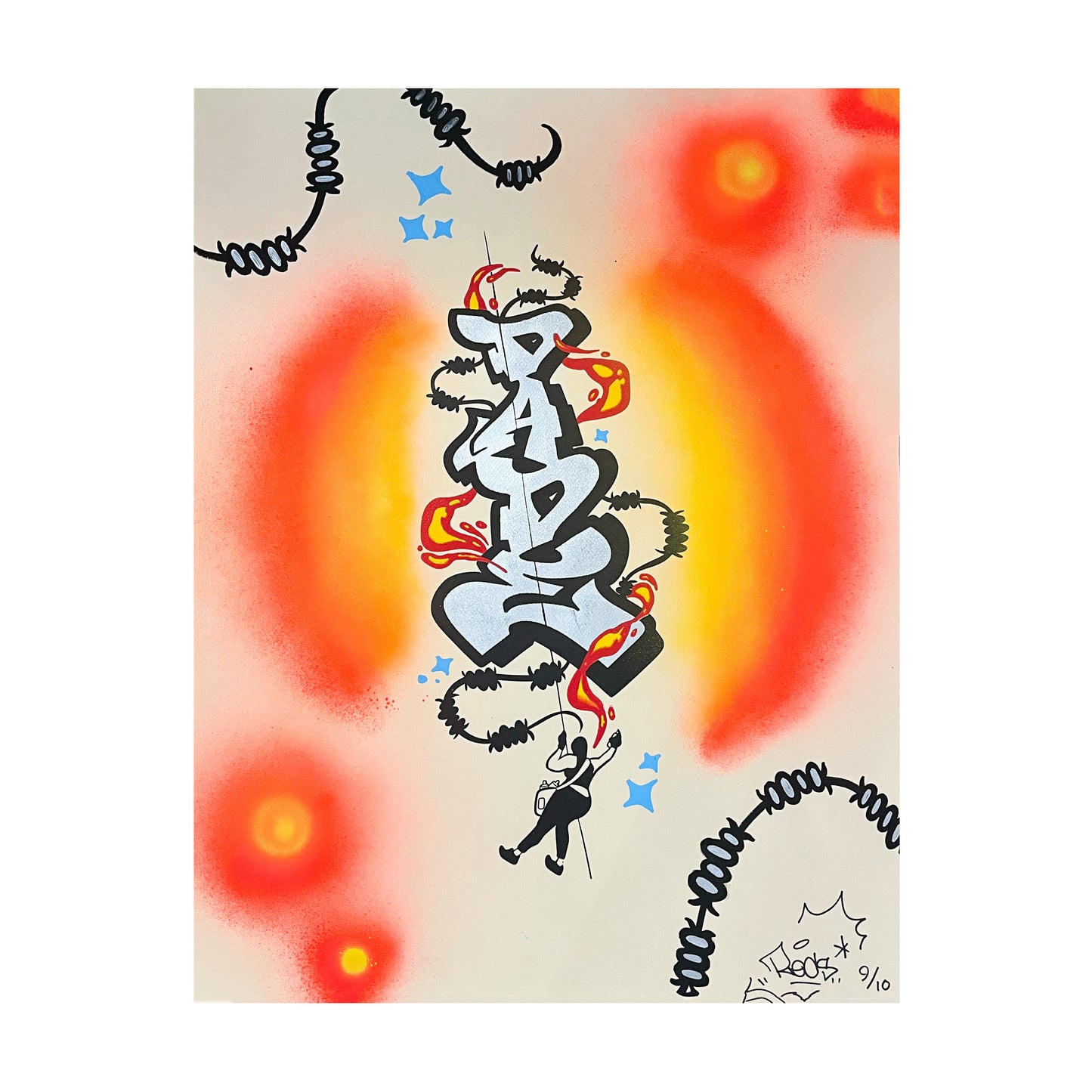 MOG X D.A.D.E Hand Embellished Prints