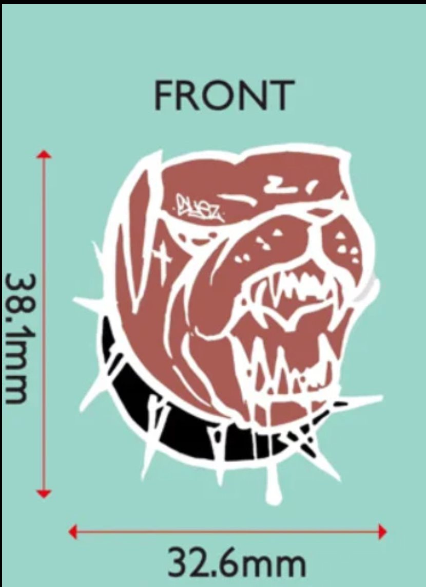 GUEZ Dog Pin