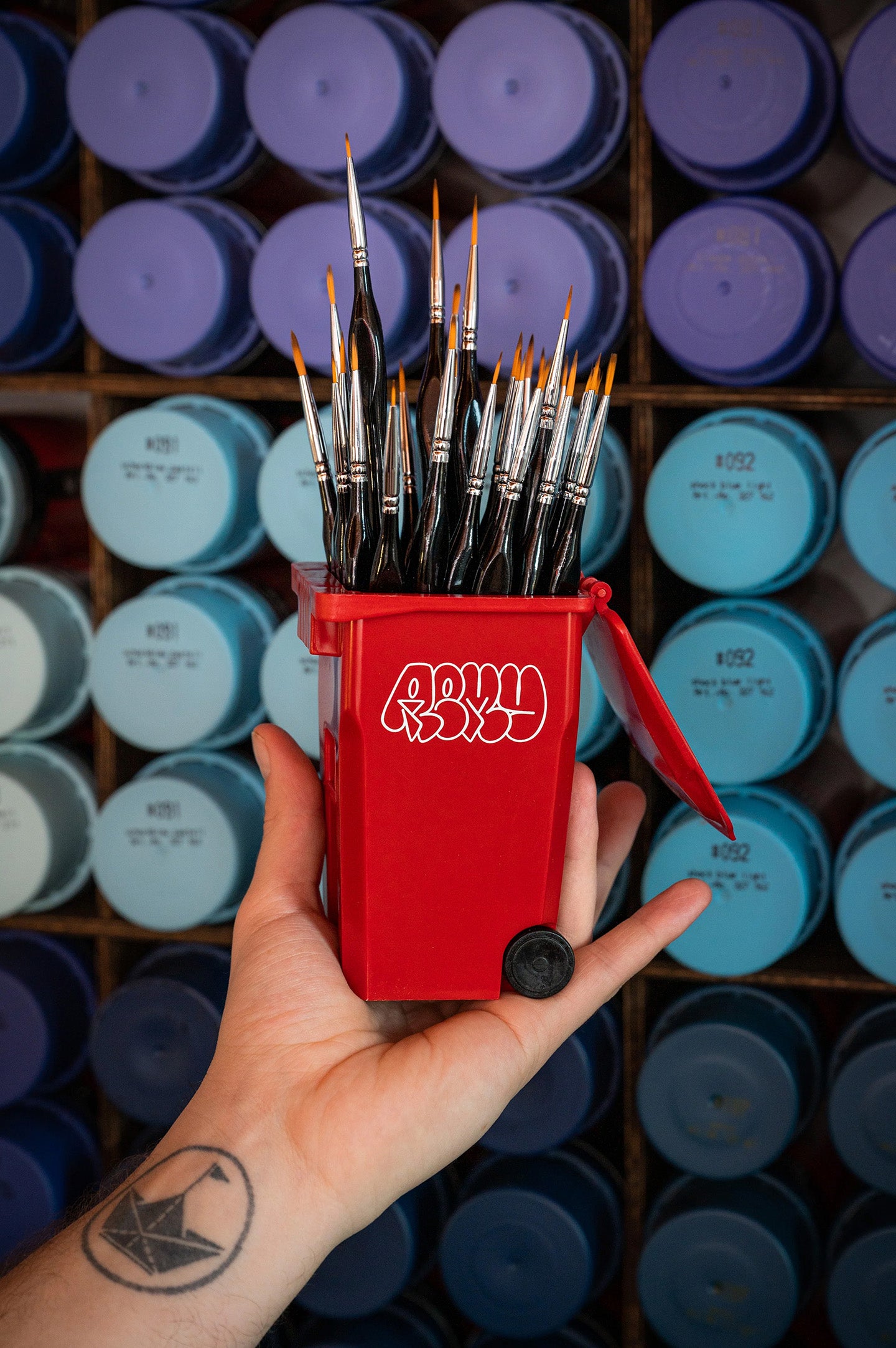 Trash Bin Pen Holder - REMIO