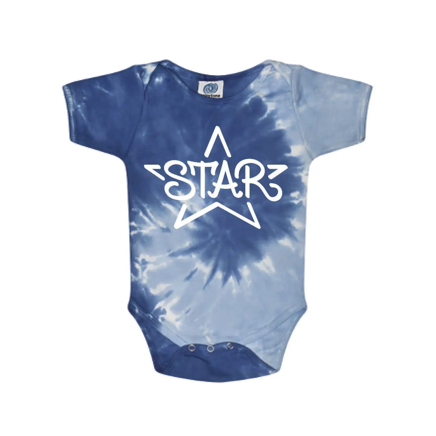 Tie Dye "Star" Baby Onesie