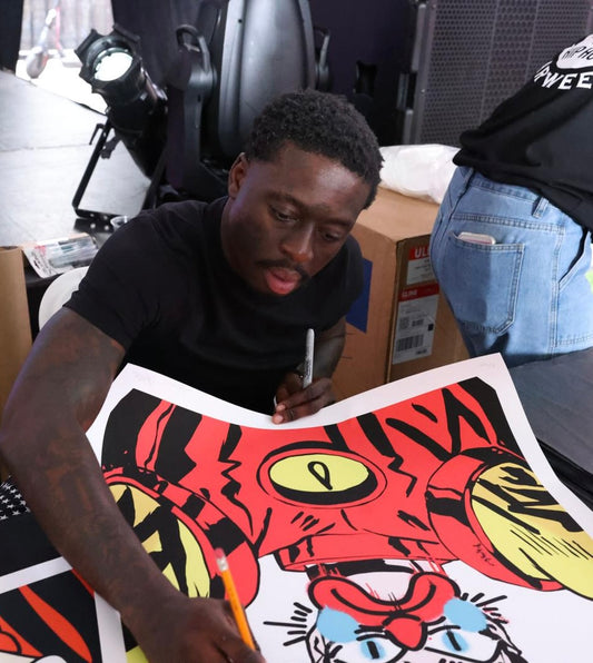 Limited Edition Signed Slawn & Opake Print "Iron Man"