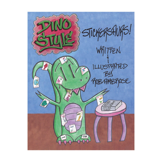 Dino Style: Stickersaurs! - Signed Book