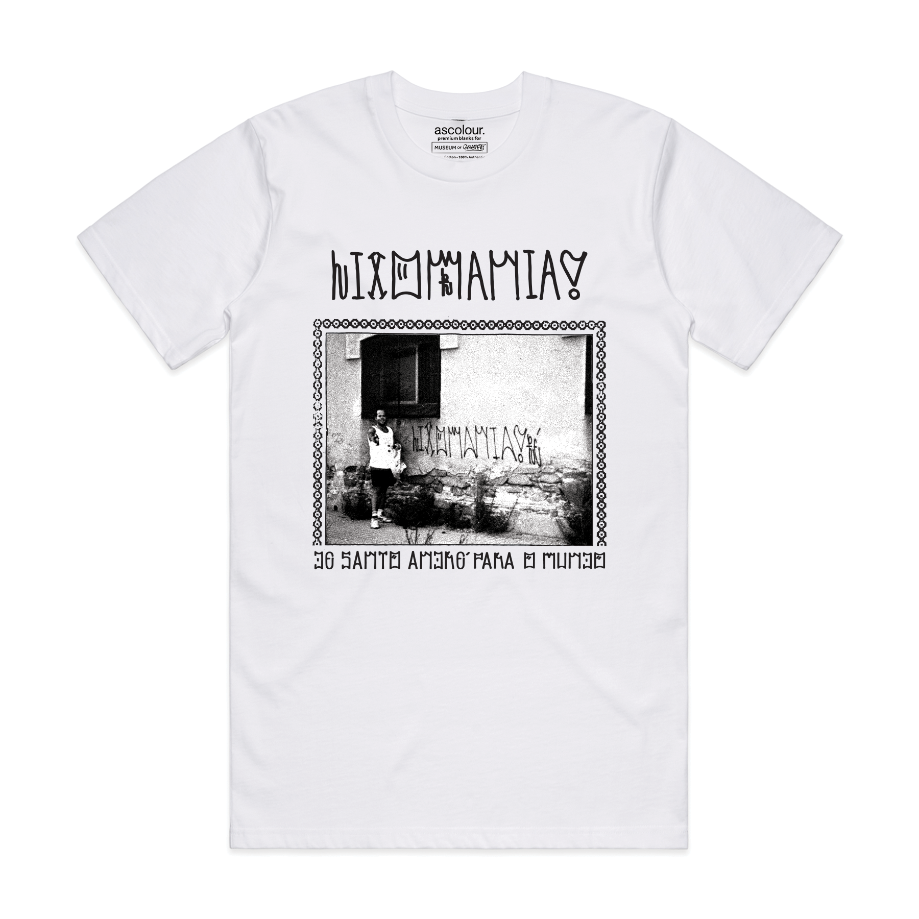 LIFEMANIA LM SERIES S/S TEE（WHITE） M LIXOMANIA!ze Tee – Museum of Graffiti
