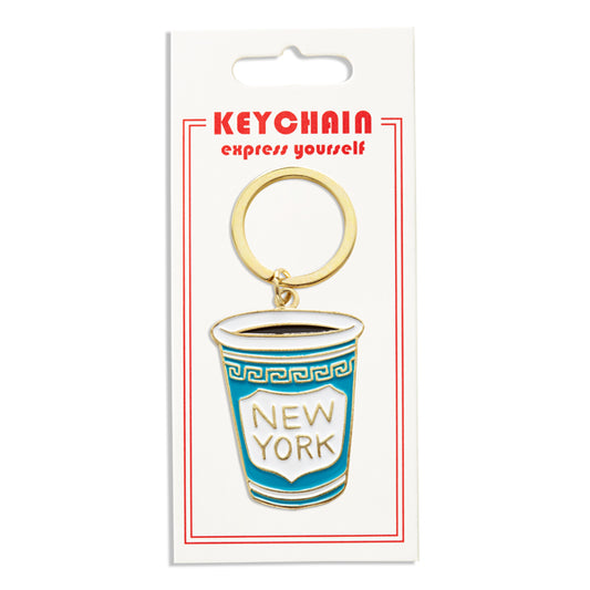 NY Coffee Cup Keychain