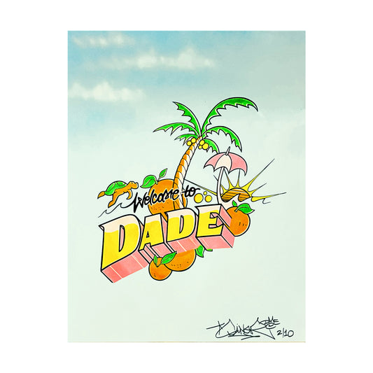 MOG X D.A.D.E Hand Embellished Prints