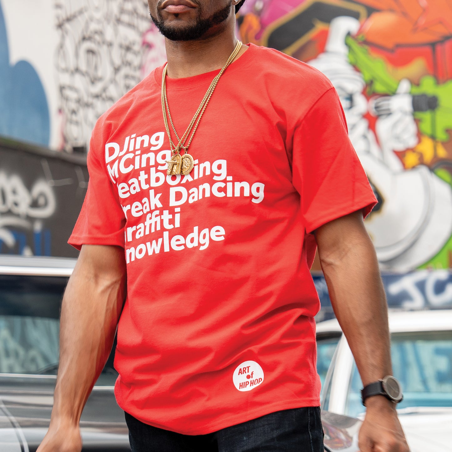 Elements of Hip-Hop - Tee (Red)