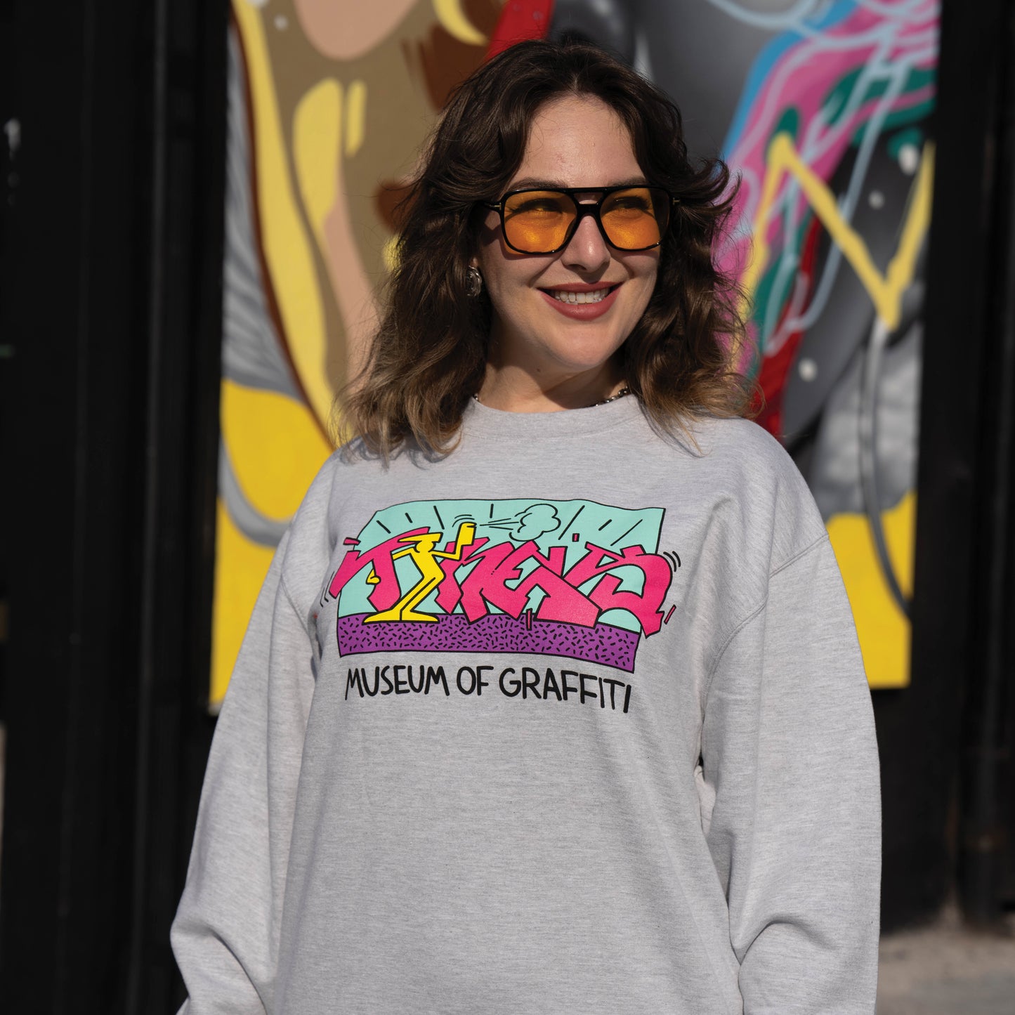 Tones "Museum of Graffiti" Crewneck Sweatshirt