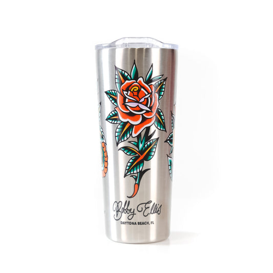 Bobby Ellis Tattoo - Steel Travel Tumbler
