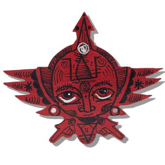 Ras Terms Hand Painted Mini Wood Cut-Out