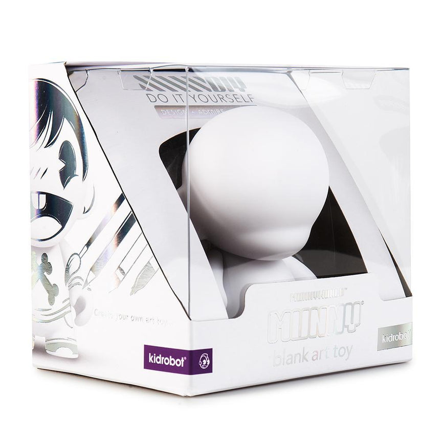4" Kidrobot Toy - Blank Art Canvas Doll