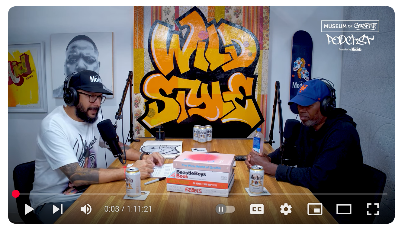 Museum of Graffiti Launches New Podcast in partnership with Modelo