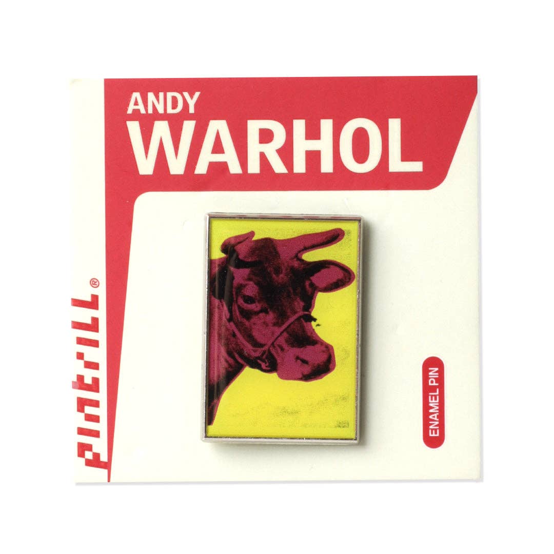 Andy Warhol "Cows" Pin