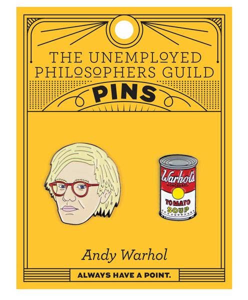 Warhol & Soup Can Pin Set