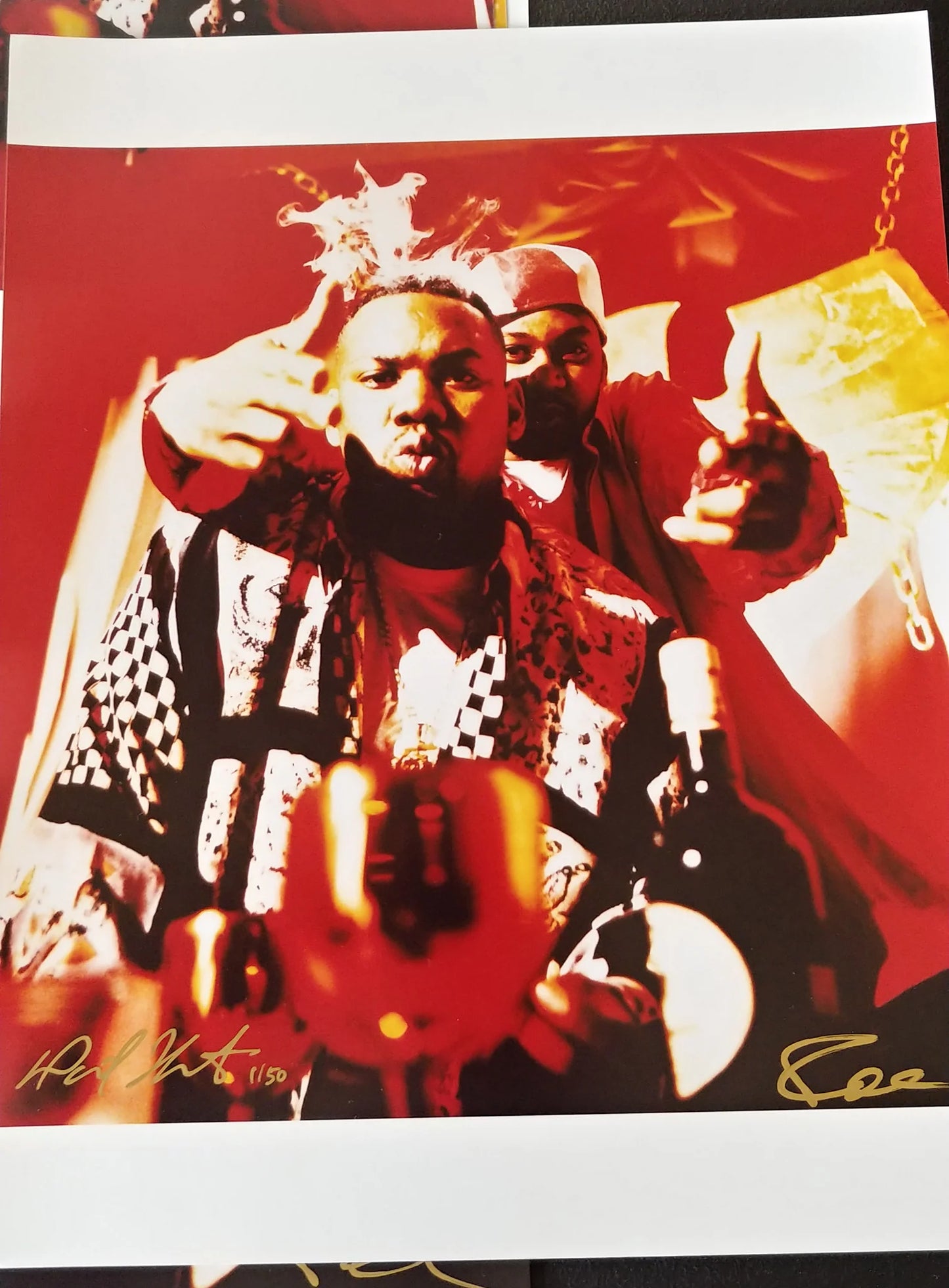 "OB4CL" signed by Raekwon and Danny Hastings