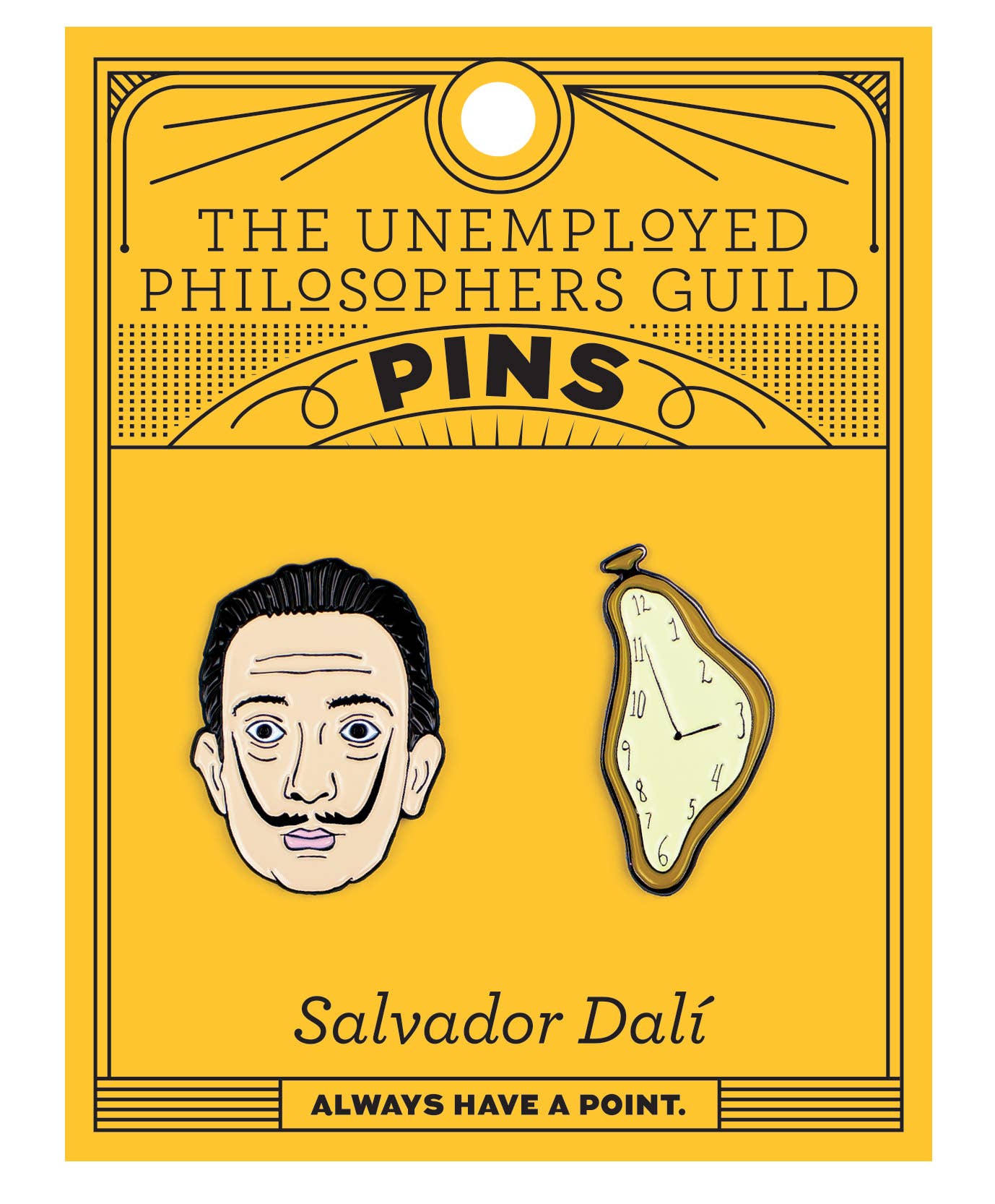 Dalí & Watch Pin Set