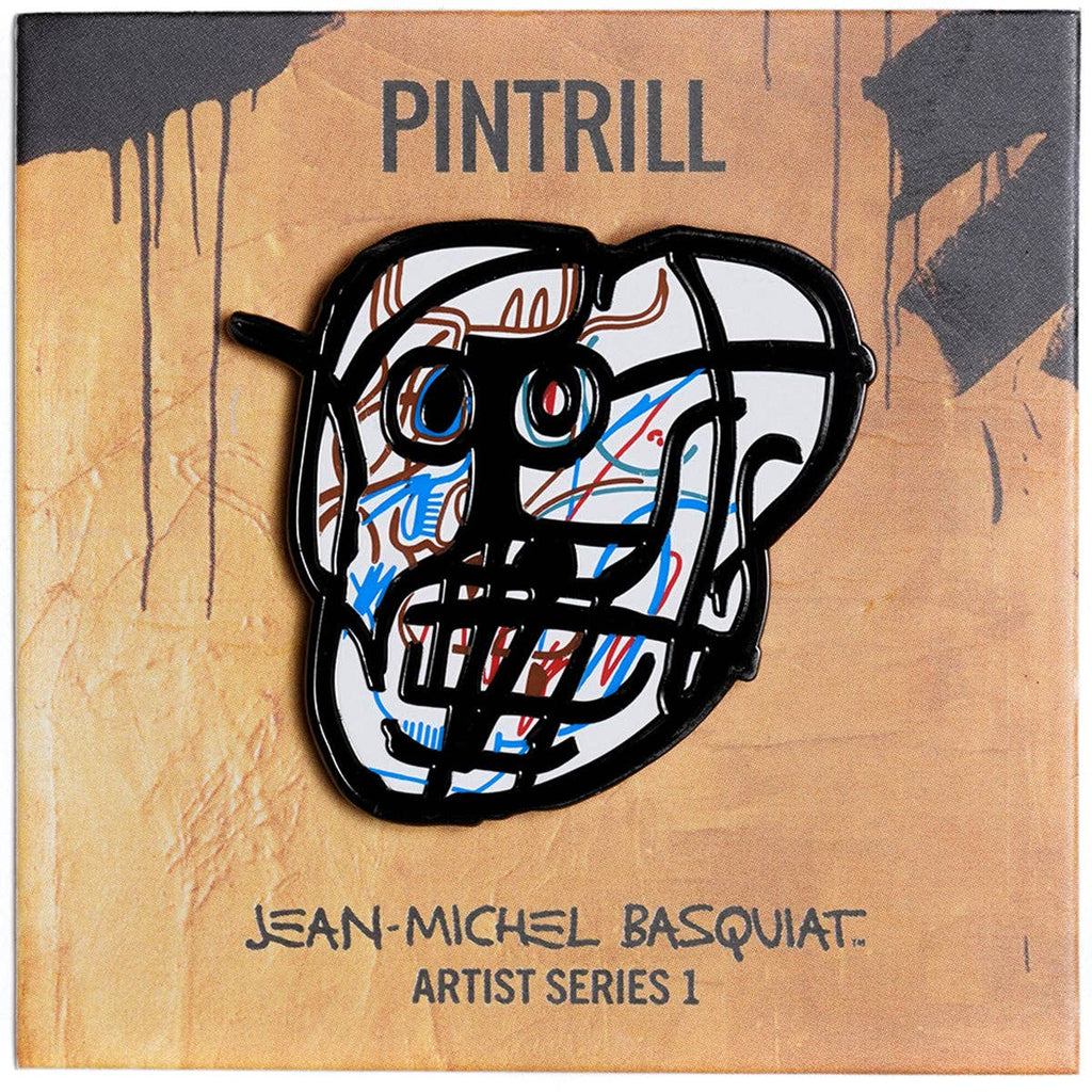 Basquiat Skull Pin