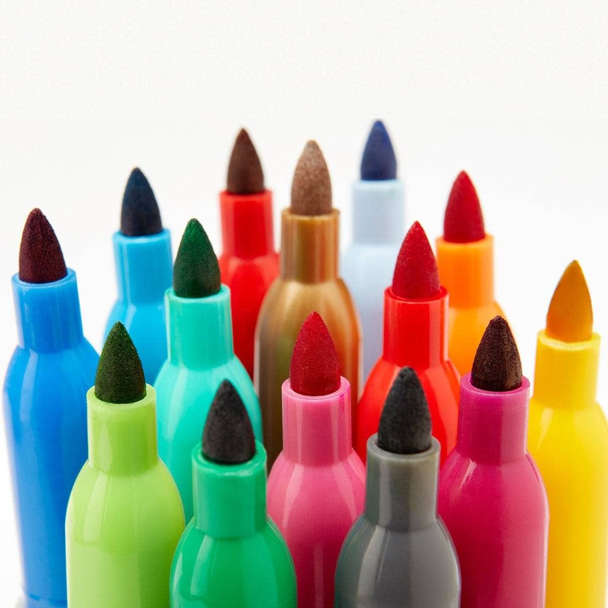 Permanent Fine Tip Markers 24 Colors