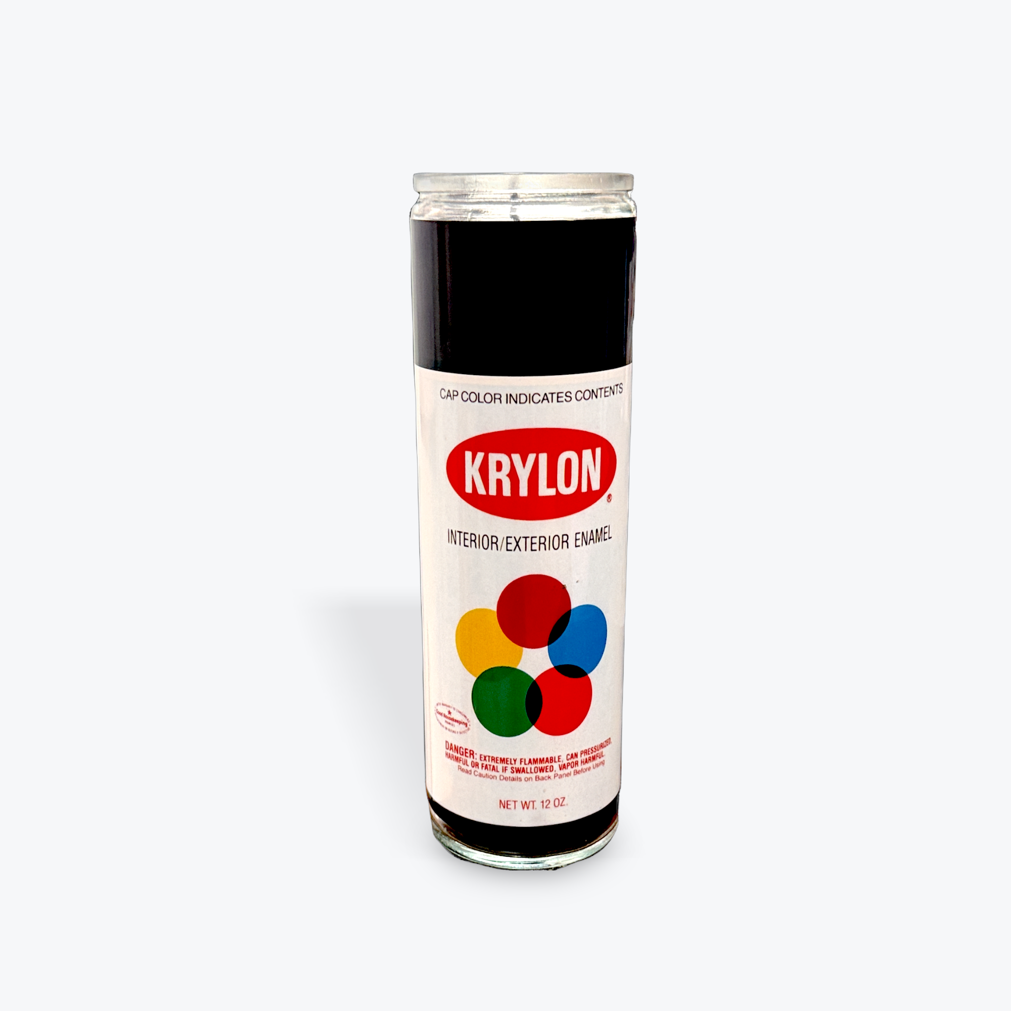 Spray Paint Prayer Candle