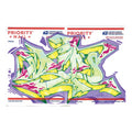 Part One Slap Postal Sticker 2 Panel "Untitled 3"