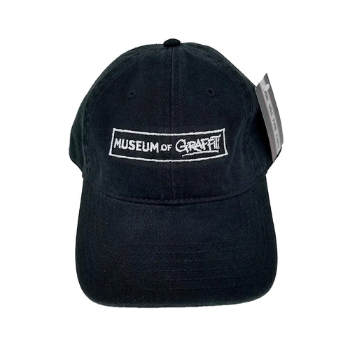 Museum of Graffiti Black Logo Dad Hat