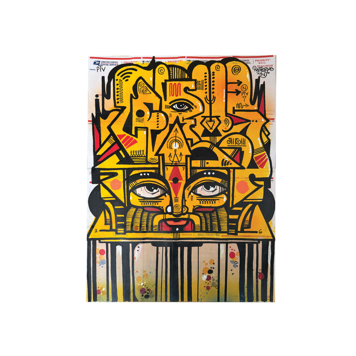RasTerms Postal Sticker Piece 16 Panel "Urban Oracle 3"