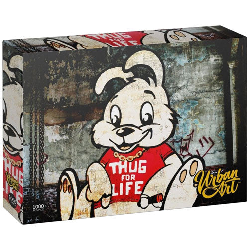 Banksy Thug for Life Bunny Puzzle