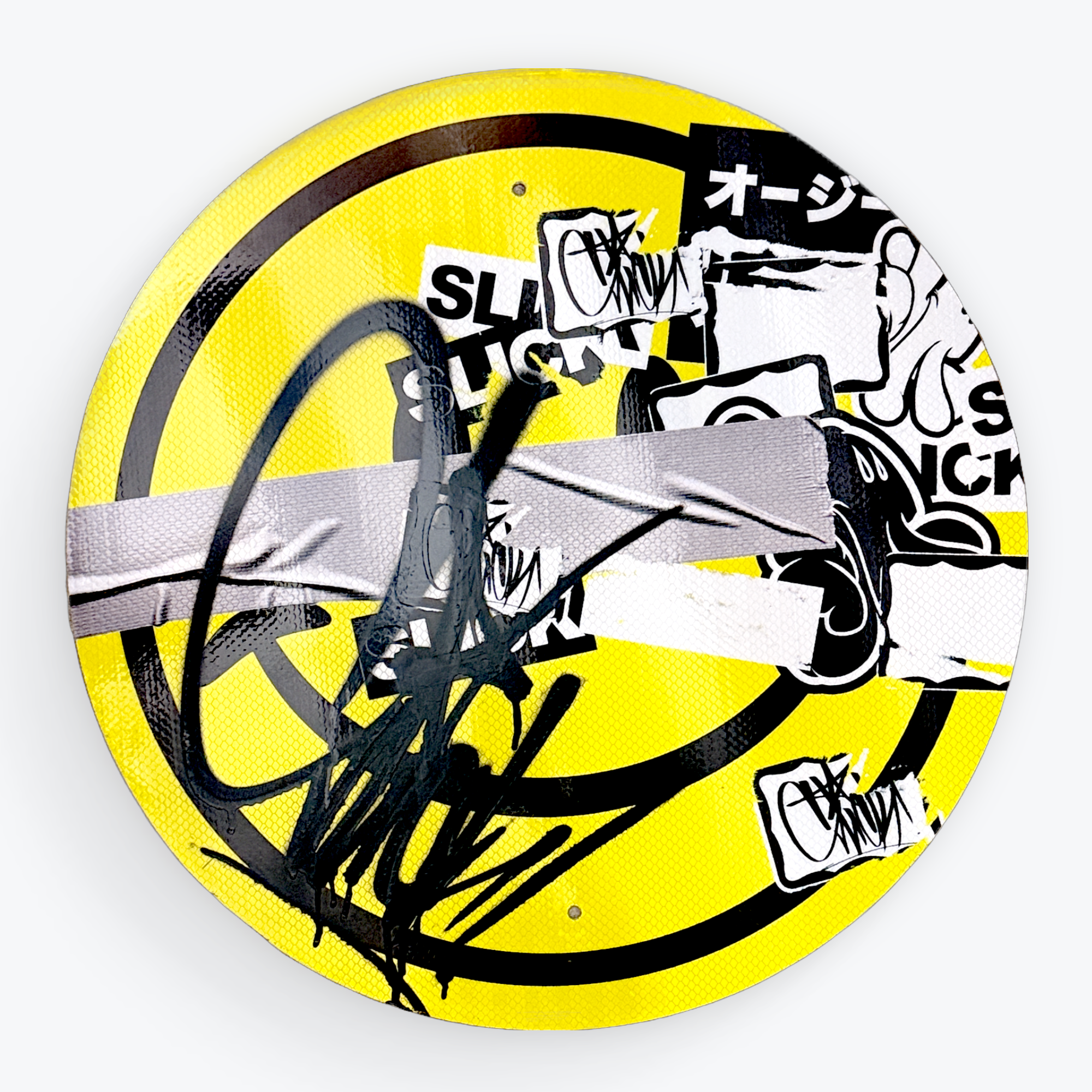 OG Slick "Slap Happy" Aluminum Street Sign EMBELLISHED