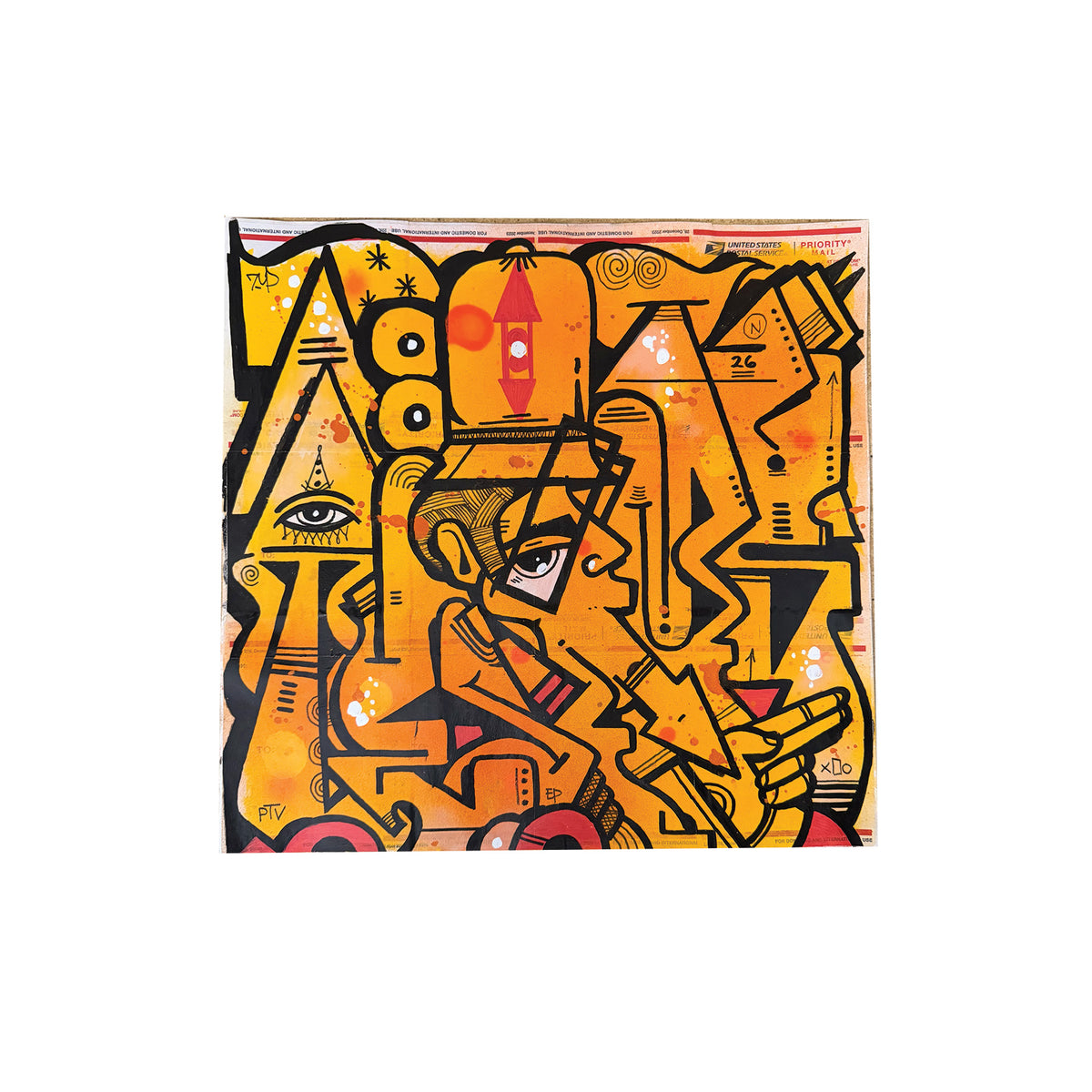 RasTerms Postal Sticker Piece 12 Panel "Urban Oracle 6"