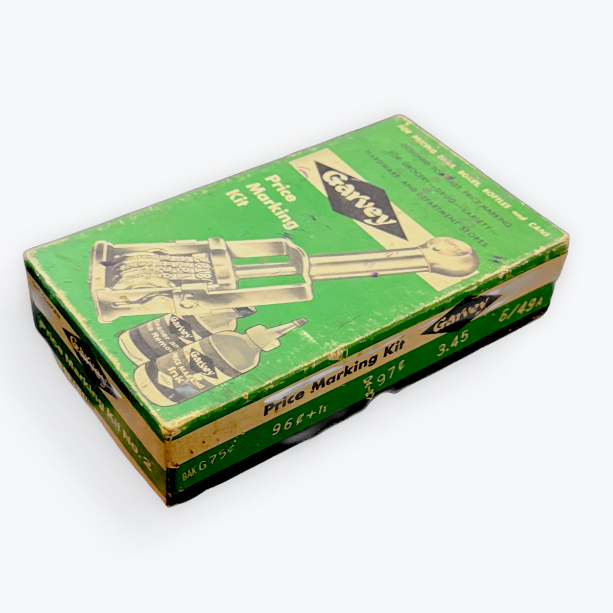 Vintage Garvey Violet Price Marking Ink Kit - Box 3