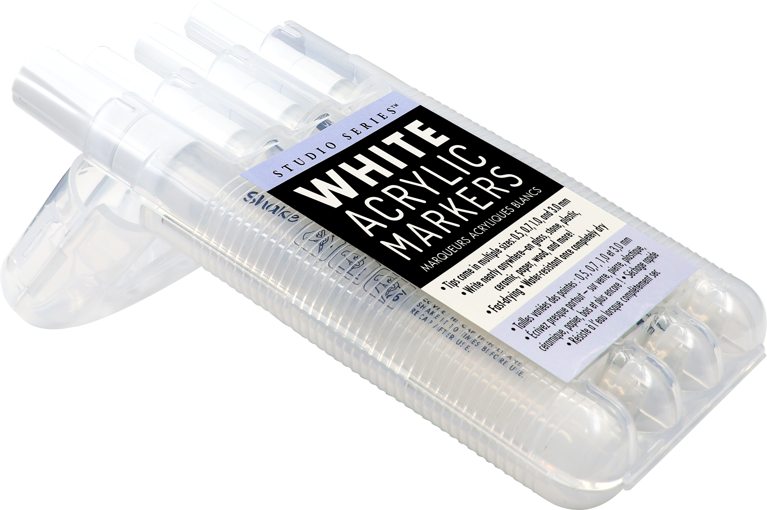 Studio Series White Acrylic Markers
