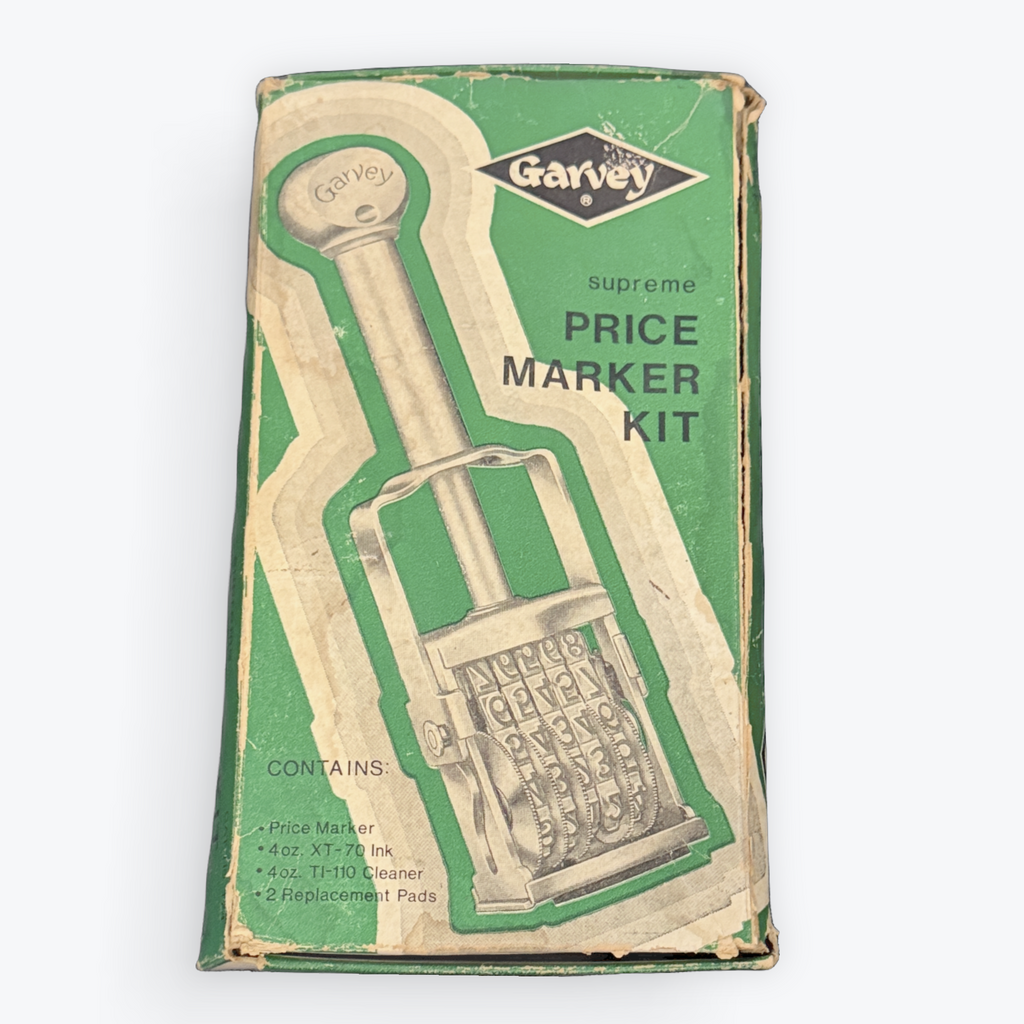 Vintage Garvey Violet Price Marking Ink Kit - Box 1