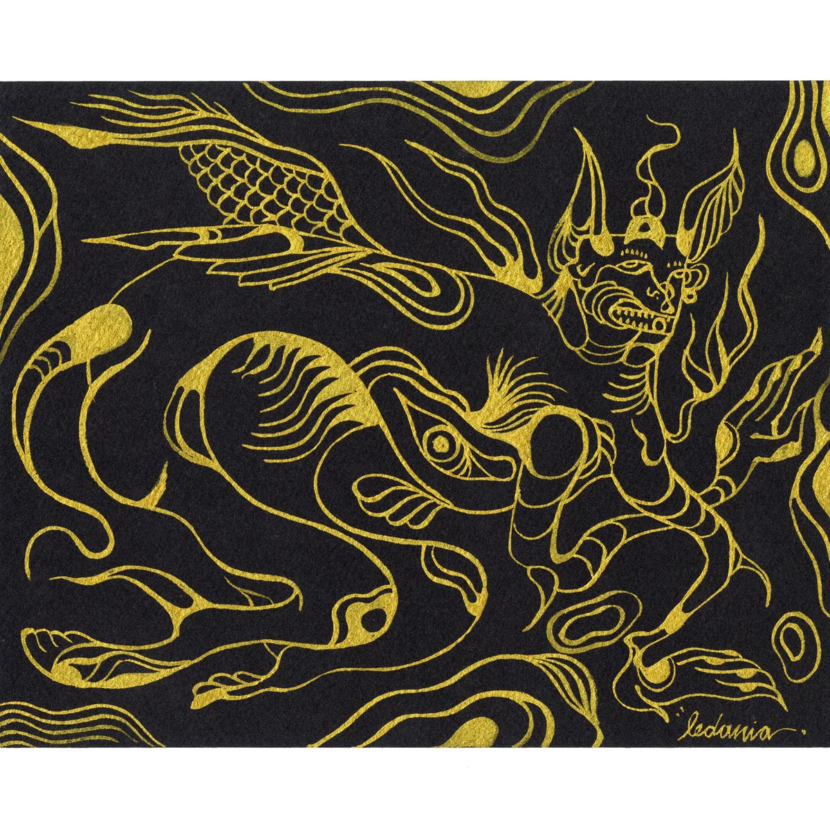 Ledania - Original Art "Untitled 5", 2025