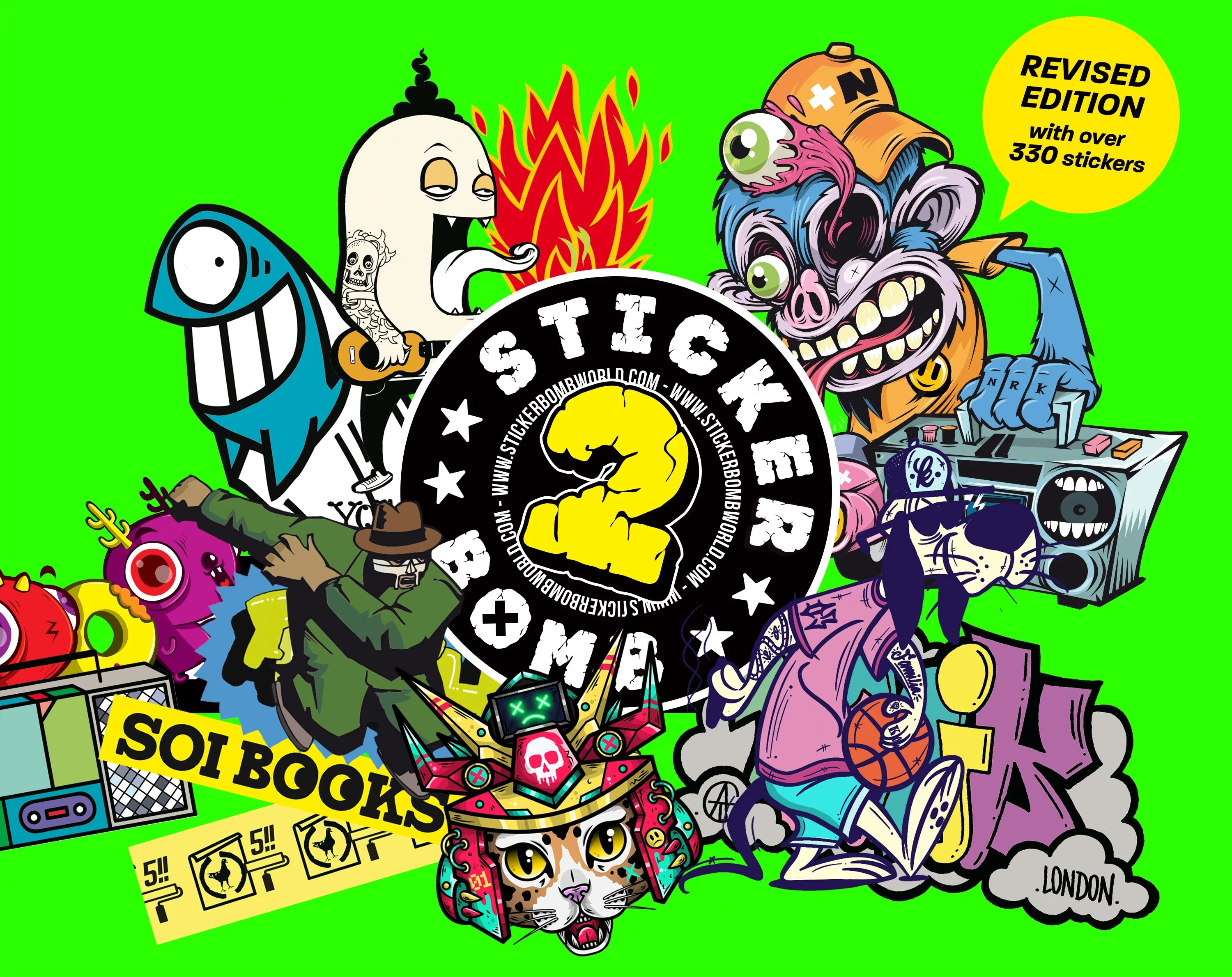Stickerbomb 2 – Museum of Graffiti