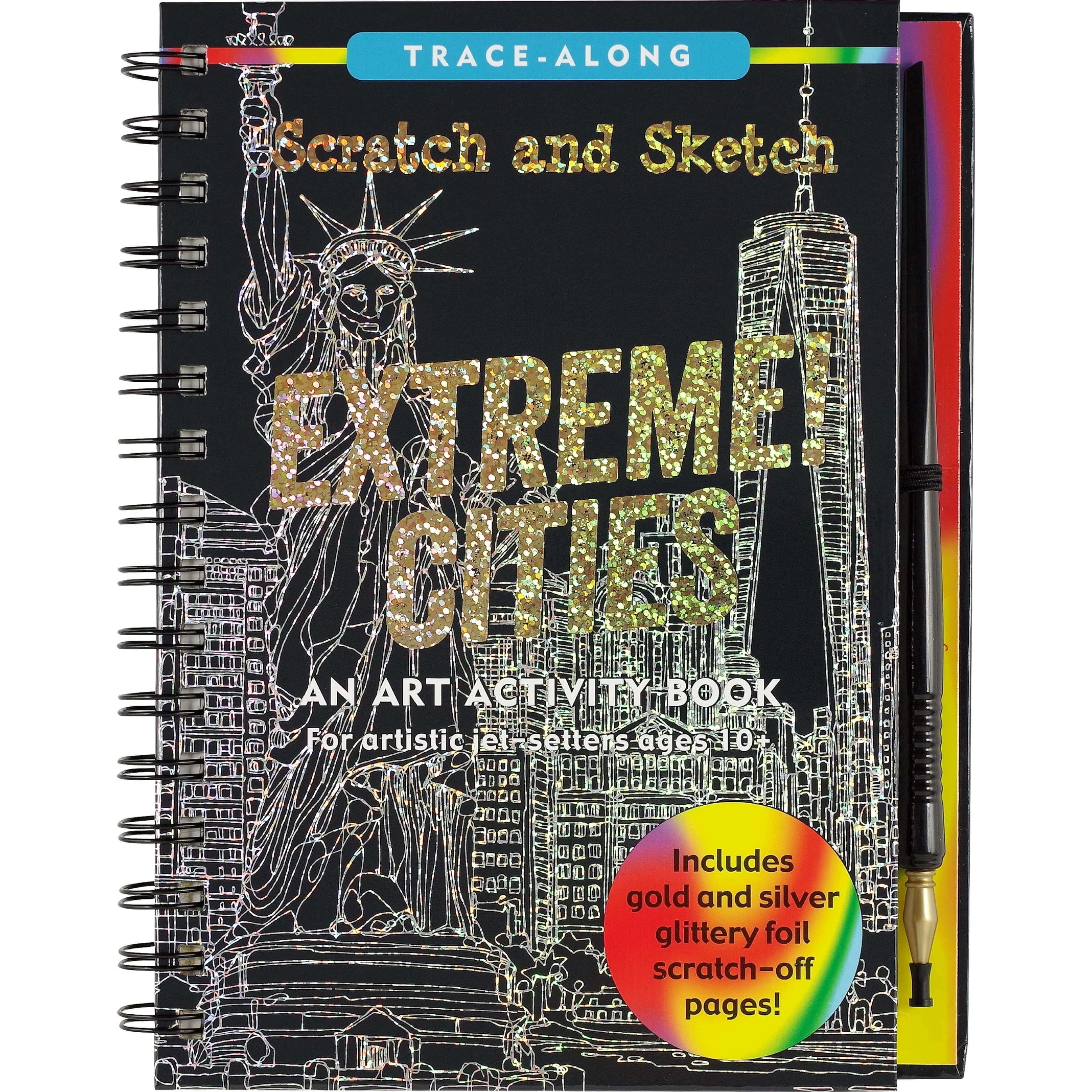 Scratch & Sketch Extreme Cities (Trace Along) Spiral-bound