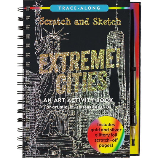 Scratch & Sketch Extreme Cities (Trace Along) Spiral-bound