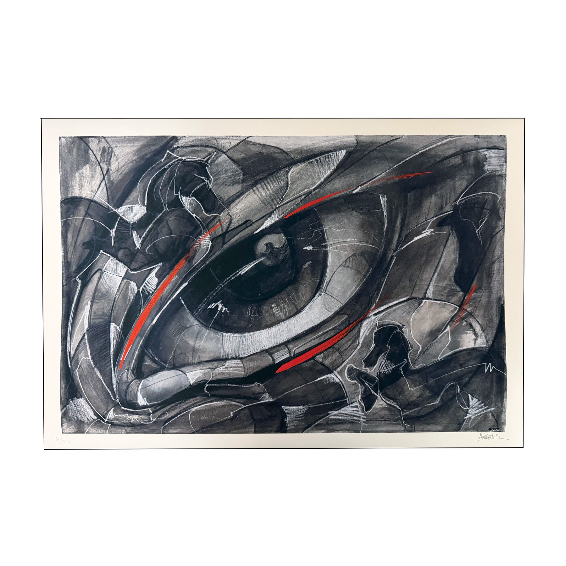 ABSTRK Hand Embellished Print 2026
